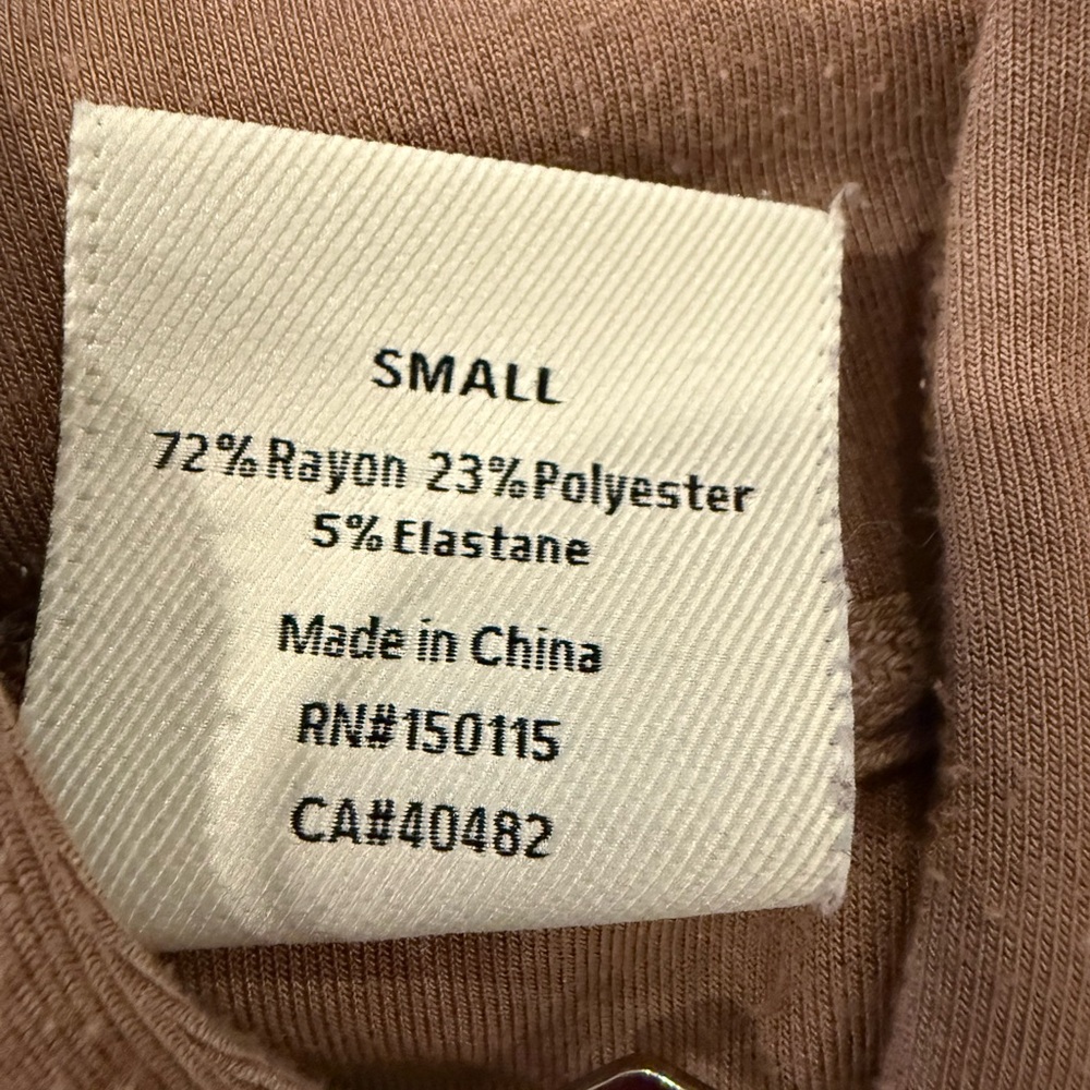 Varley Davidson Sweat Half-zip Swan Necked Collar Super Soft Lightweight Size S - Picture 4 of 6